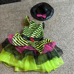 Disguise Green and Pink Witch Costume for Halloween